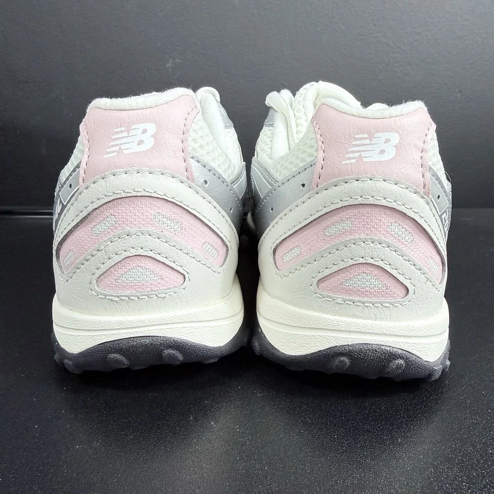 New Balance 204L Lace Youth 4.5 Women's 6 Pink‎ White Kids Grade School G204L9EA